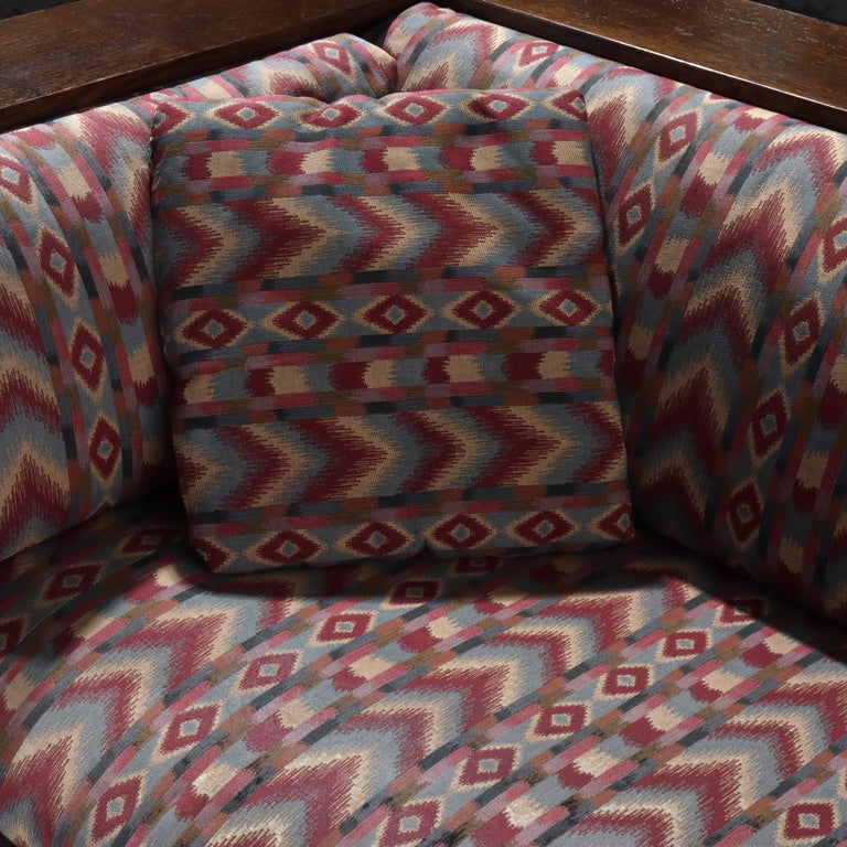 Vintage Stickley Prairie School Oak Spindle Sofa 20thC