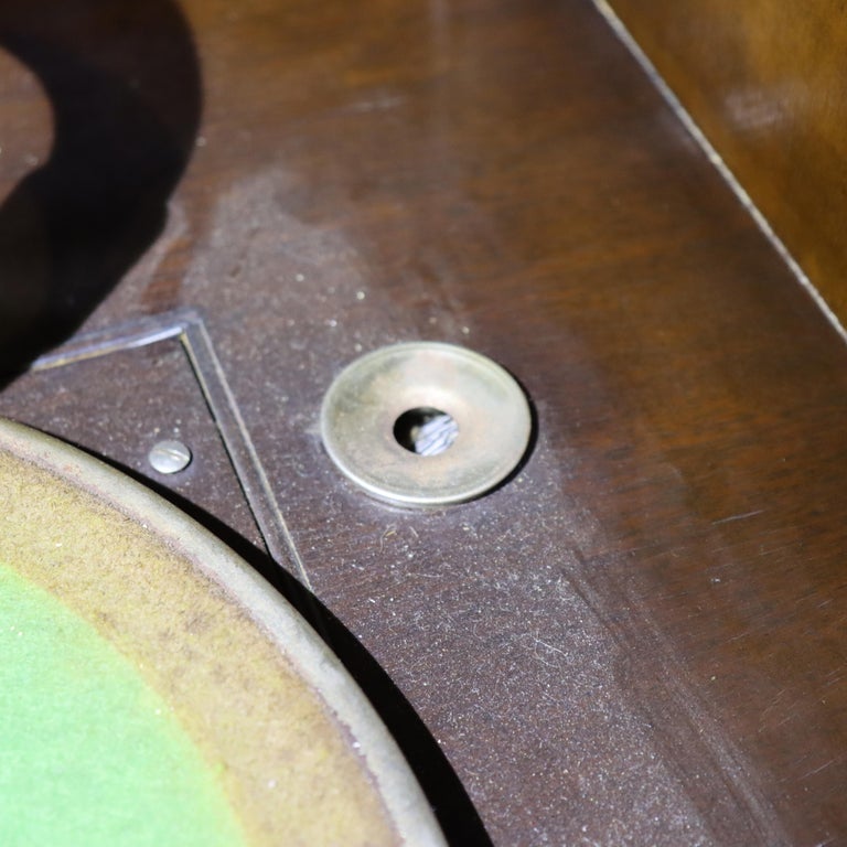 Antique Victrola Silvertone Tru-Phonic Mahogany Phonograph C1920