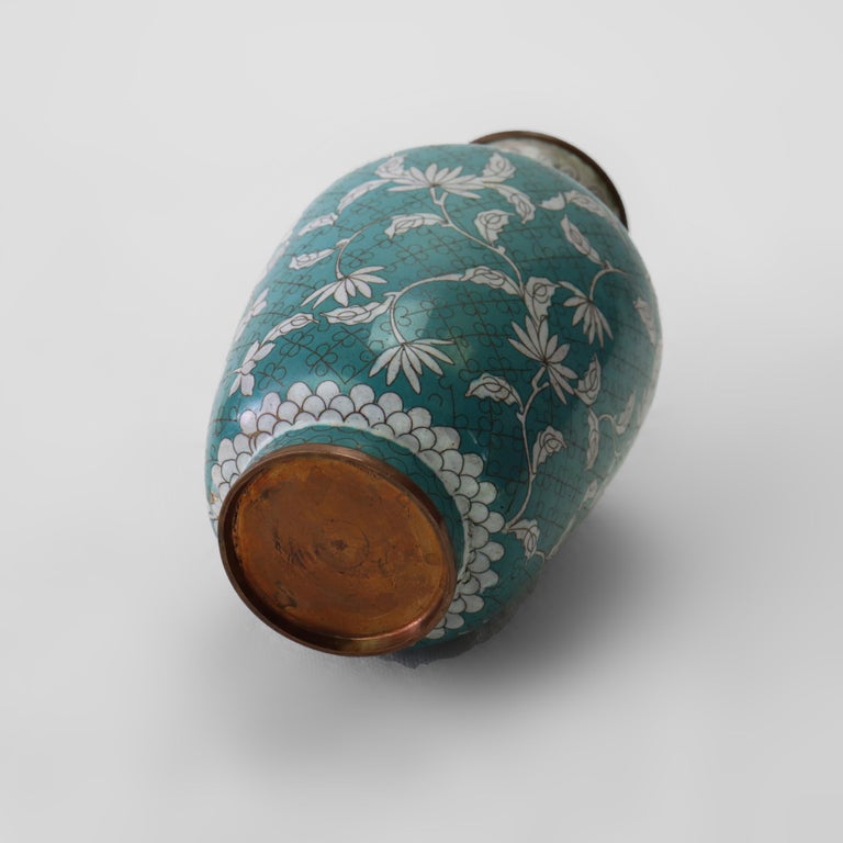 Antique Chinese Cloisonne Enameled Vase C1920