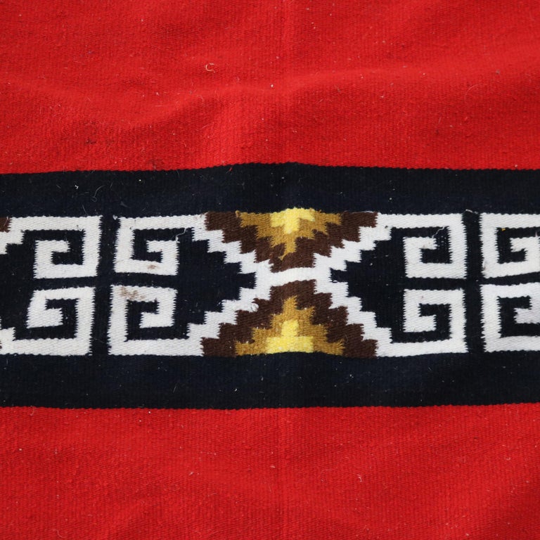 Antique Southwest Native American Handwoven Blanket C1930