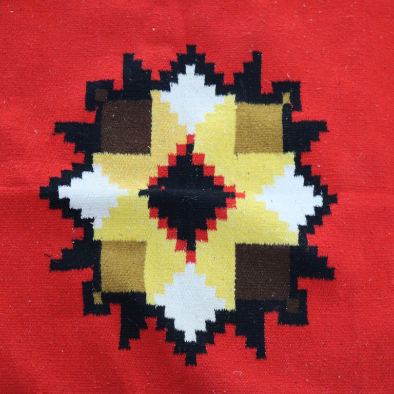 Antique Southwest Native American Handwoven Blanket C1930
