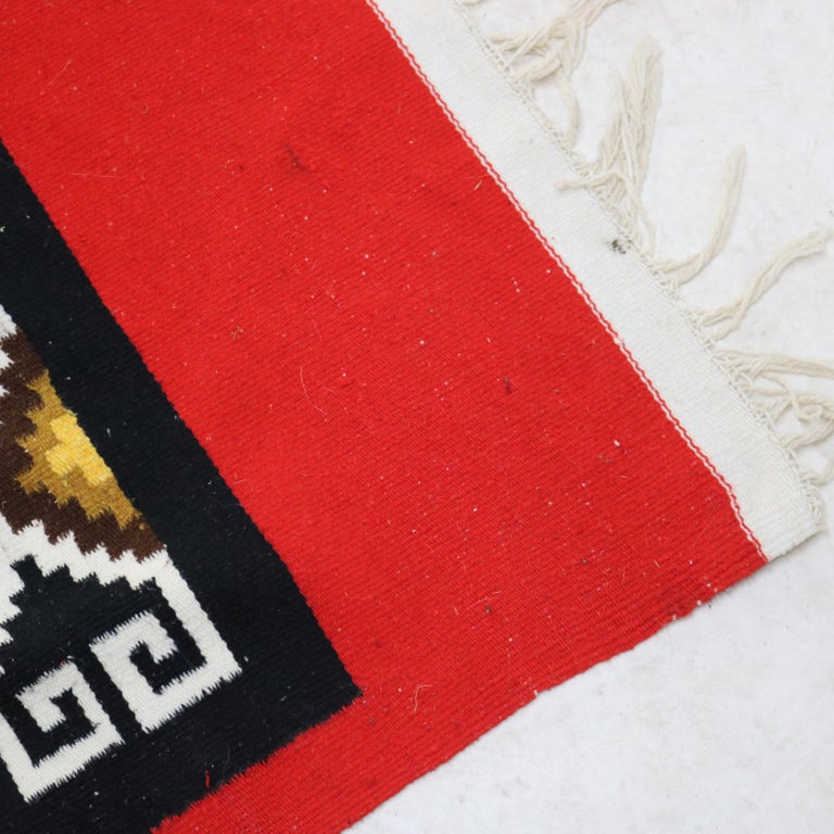 Antique Southwest Native American Handwoven Blanket C1930