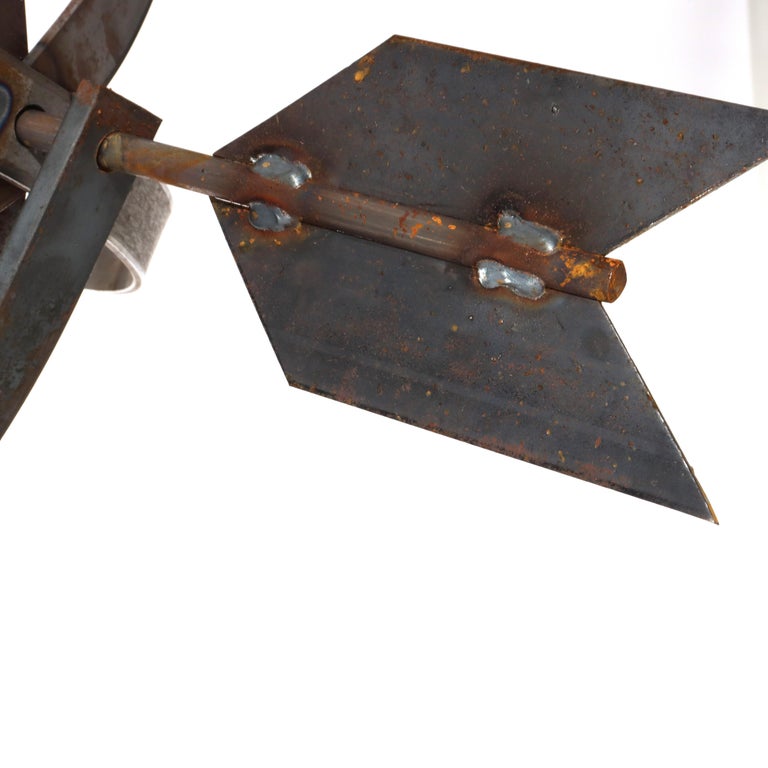 Oversized 105" Vintage Wrought Metal Garden Armillary 20thC