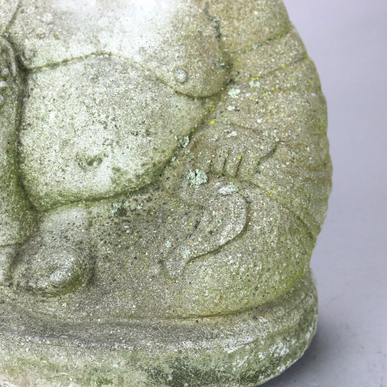 Cast Hardstone Cherubic Buddha 20thC