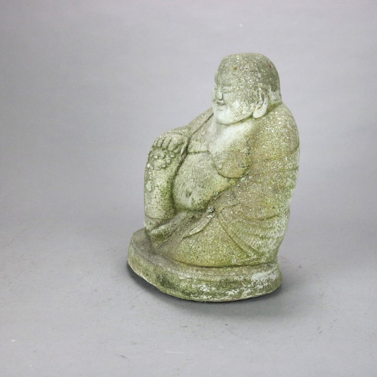 Cast Hardstone Cherubic Buddha 20thC