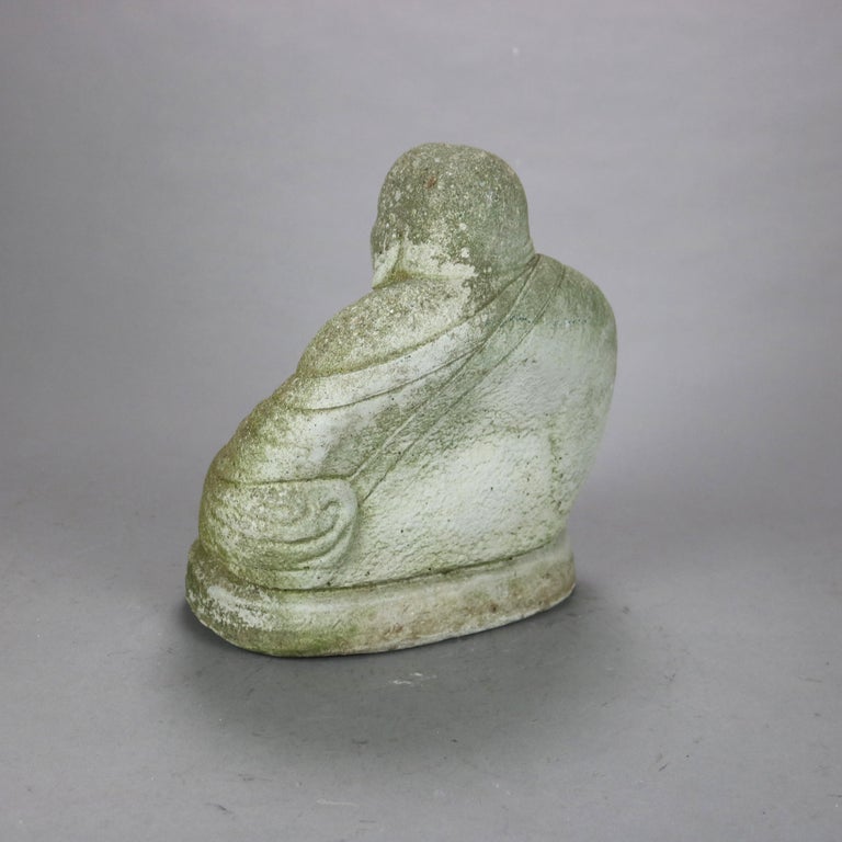 Cast Hardstone Cherubic Buddha 20thC