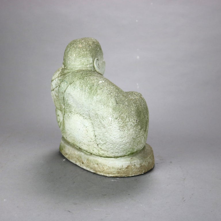 Cast Hardstone Cherubic Buddha 20thC
