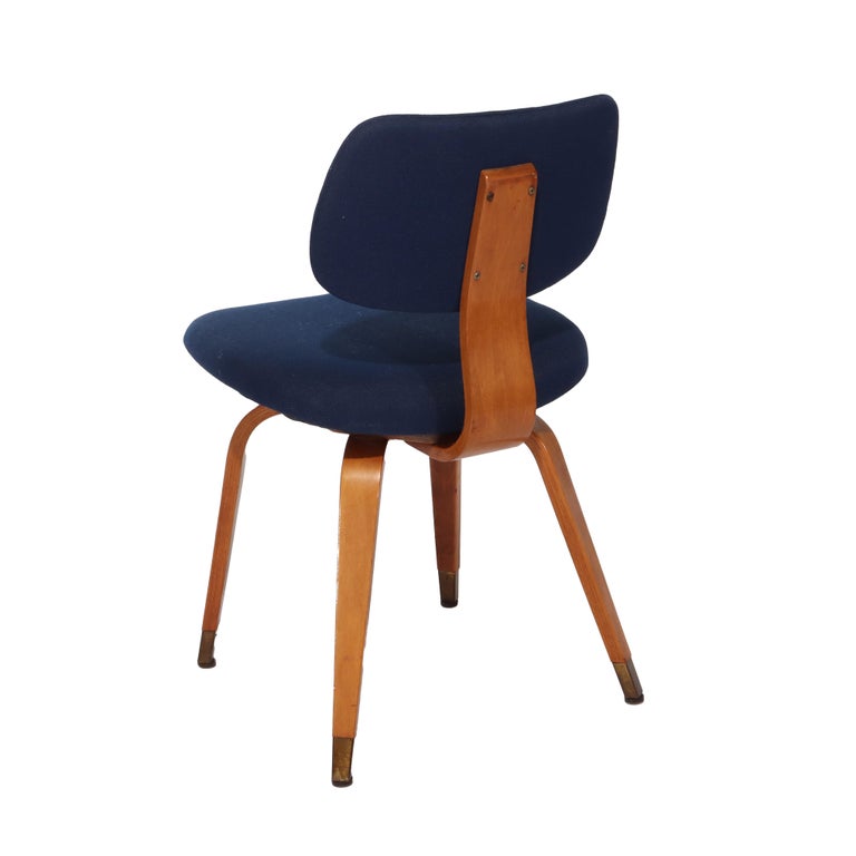 Eight Mid Century Modern Upholstered Teak Chair Set C1960