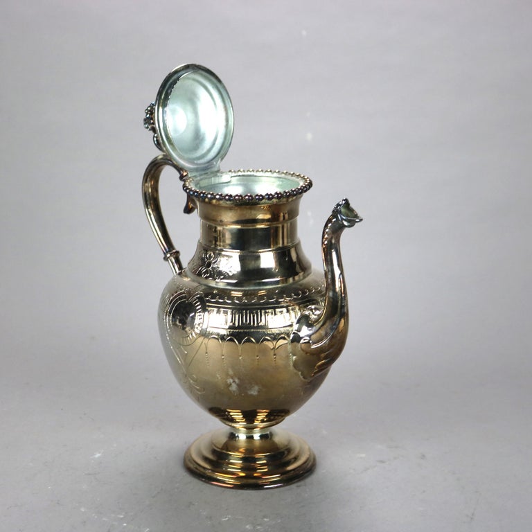 Antique Silver Plated Teapot C1890