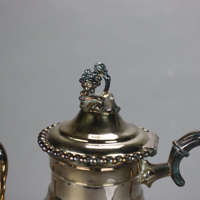 Antique Silver Plated Teapot C1890