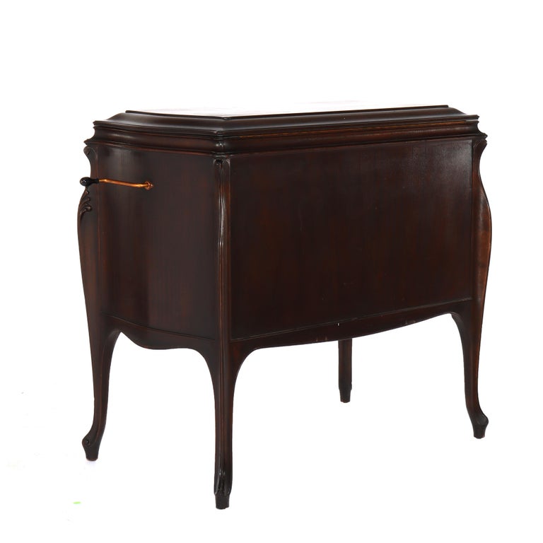 Antique Victor Victrola VV-230 Mahogany Phonograph Credenza Cabinet C1920