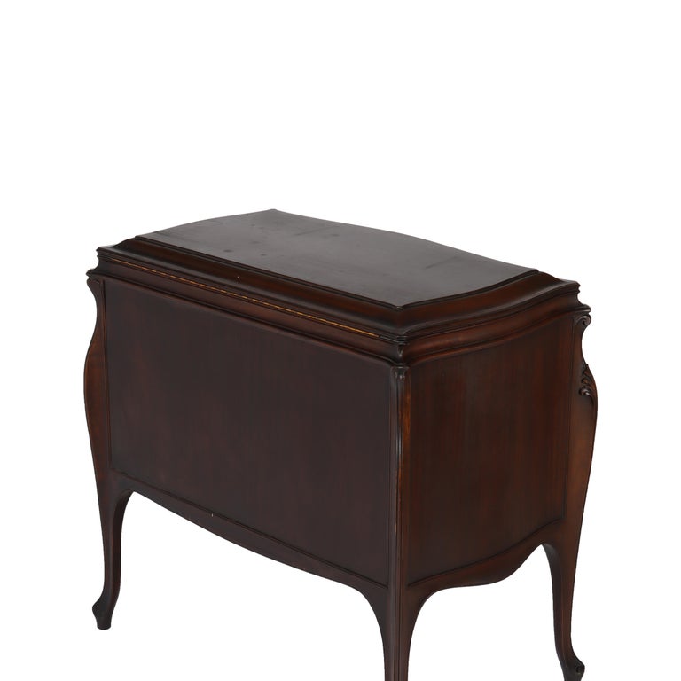 Antique Victor Victrola VV-230 Mahogany Phonograph Credenza Cabinet C1920