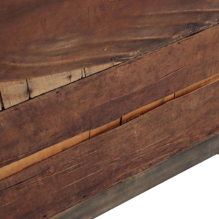 Oversized Antique Oak 6 Section 30 Drawer File Cabinet C1920
