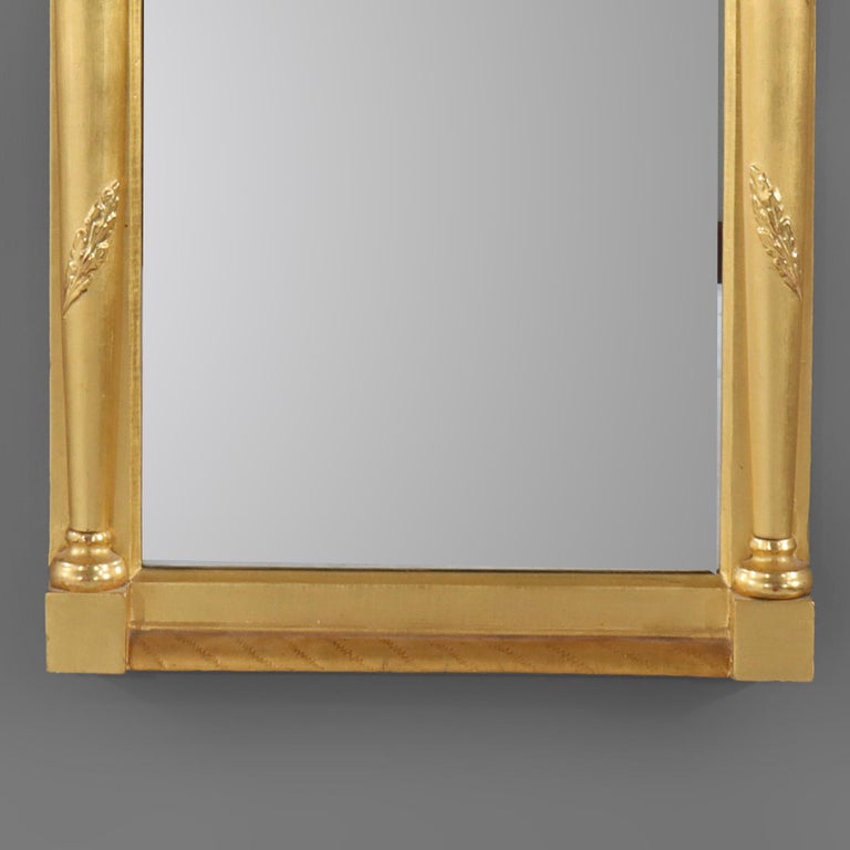 Vintage Federal Trumeau Gilt Mirror 20thC