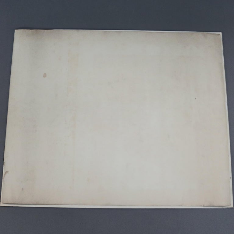 Antique French Genre Print after "Rokende Knapen" by Frantz Charlet, circa 1910