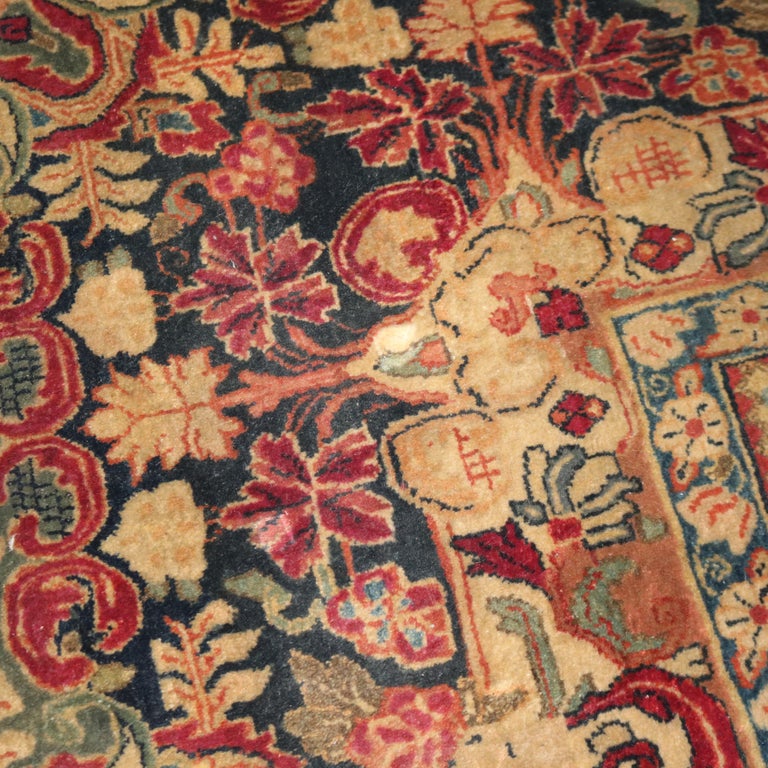 Oversized Antique Persian Sarouk Wool Rug C1920