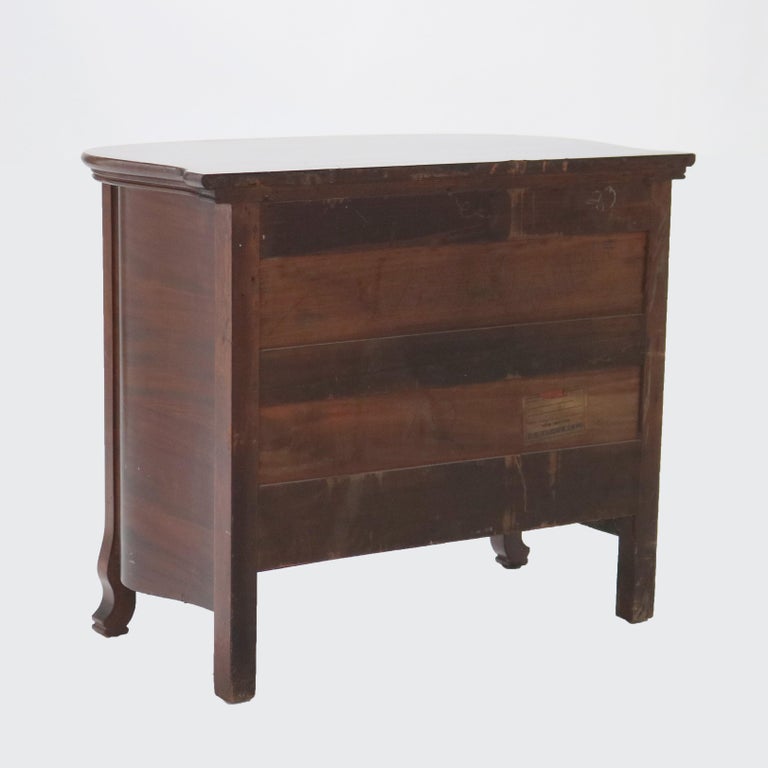 Antique RJ Horner Mahogany Swell Front Commode C1910