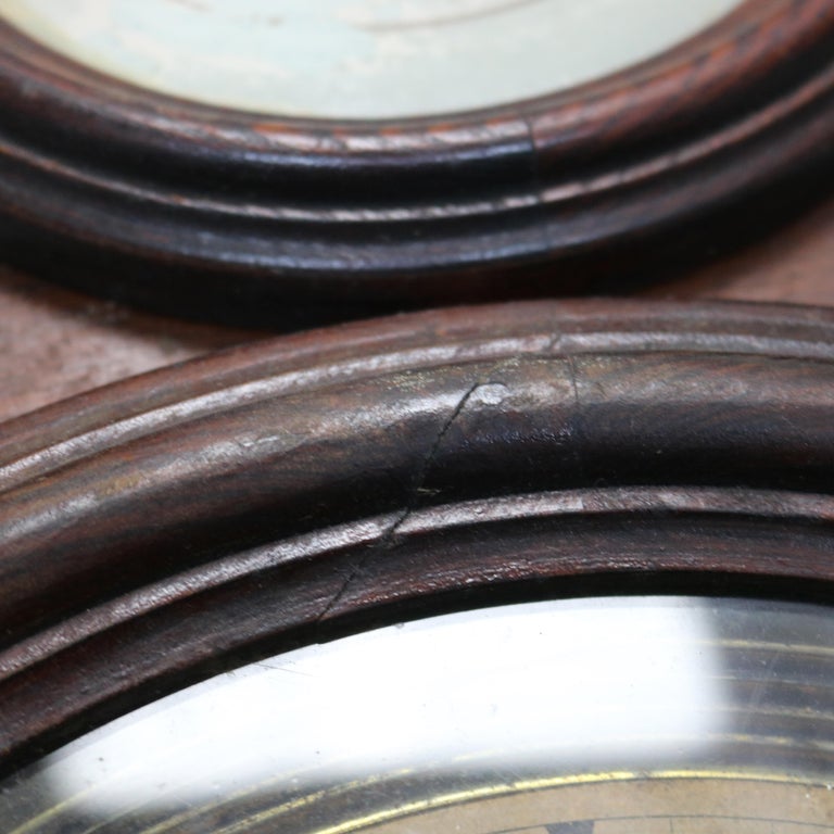 Antique E. Ingraham & Co. Rosewood Figure Eight Wall Clock C1881