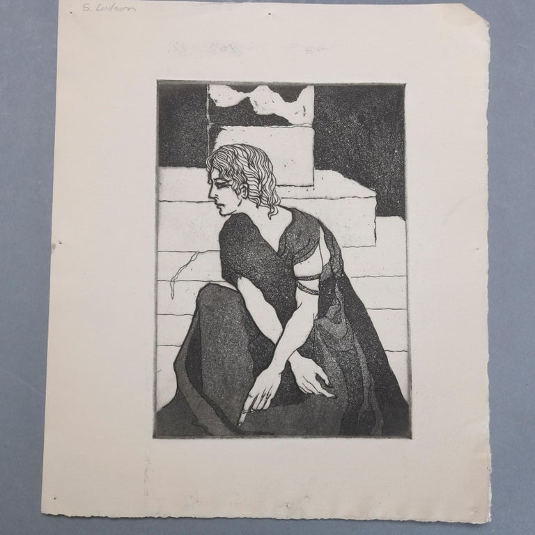 Collection of James Joseph Kearns Expressionist Lithographs with Figures