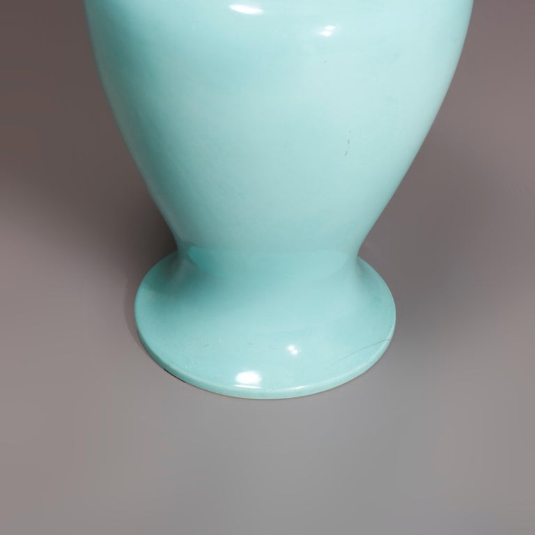 Antique Arts & Crafts Trenton Ware Art Pottery Floor Vase, 20th Century