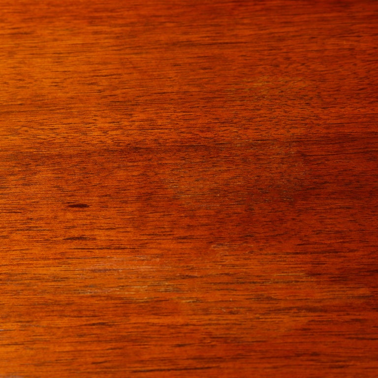 Antique Neoclassical Carved Mahogany & Burl Server circa 1930