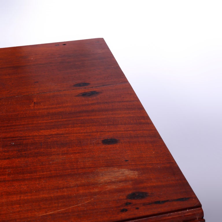 Antique English Mahogany Pembroke Drop Leaf Table Circa 1820