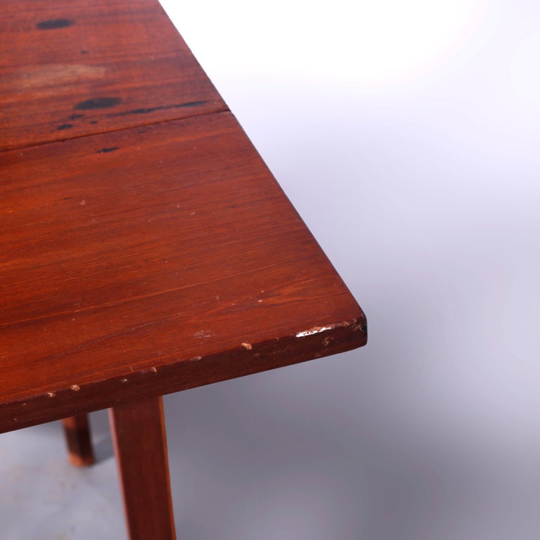 Antique English Mahogany Pembroke Drop Leaf Table Circa 1820