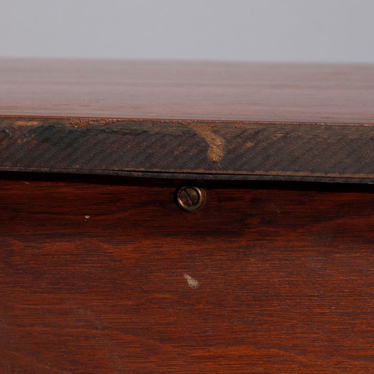Queen Anne Style Mahogany Block Front & Shell Carved Sideboard C1930