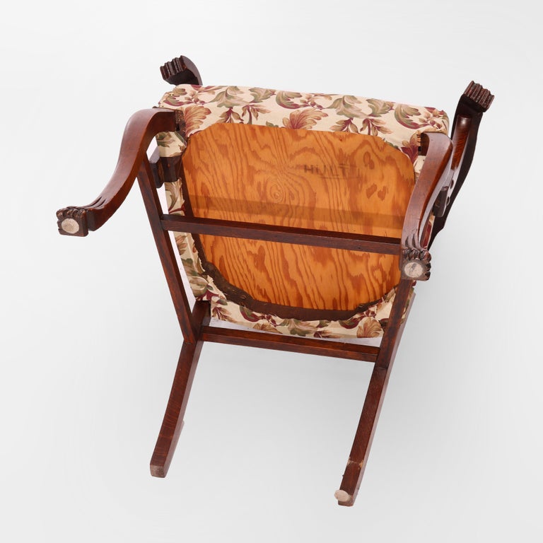 Set of Six RJ Horner Style Oak Dining Room Chairs C1920