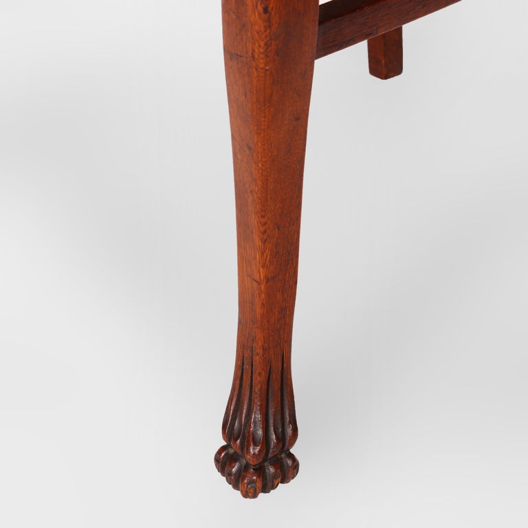 Set of Six RJ Horner Style Oak Dining Room Chairs C1920