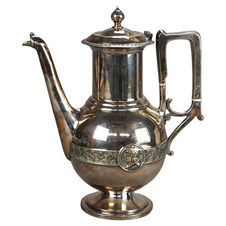 Antique Silver Plated Teapot C1890