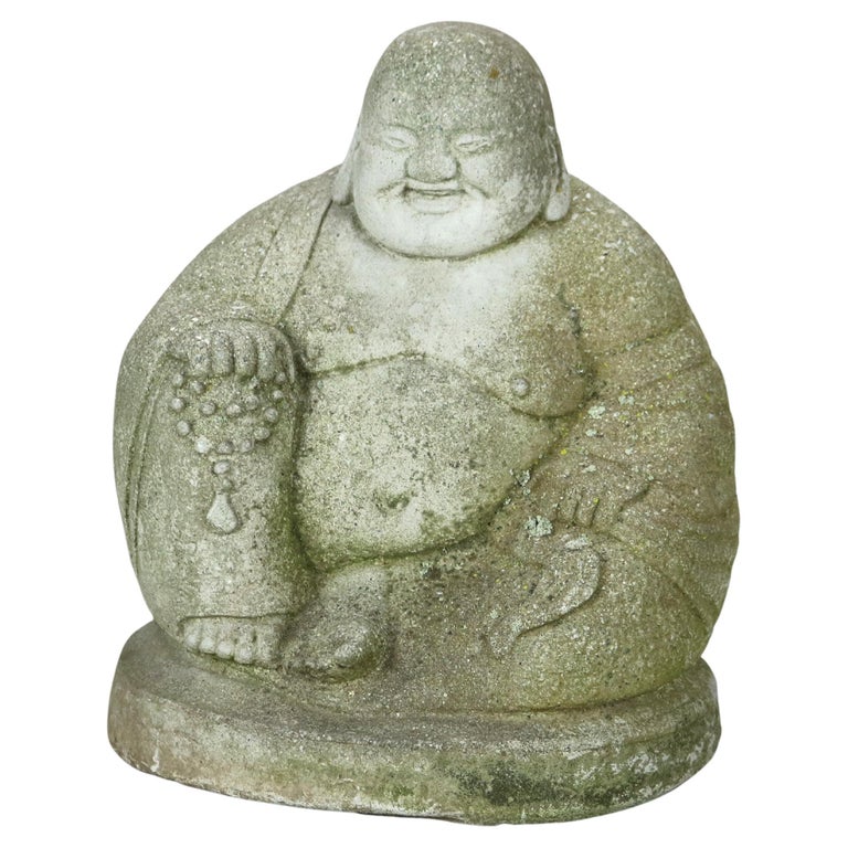 Cast Hardstone Cherubic Buddha 20thC