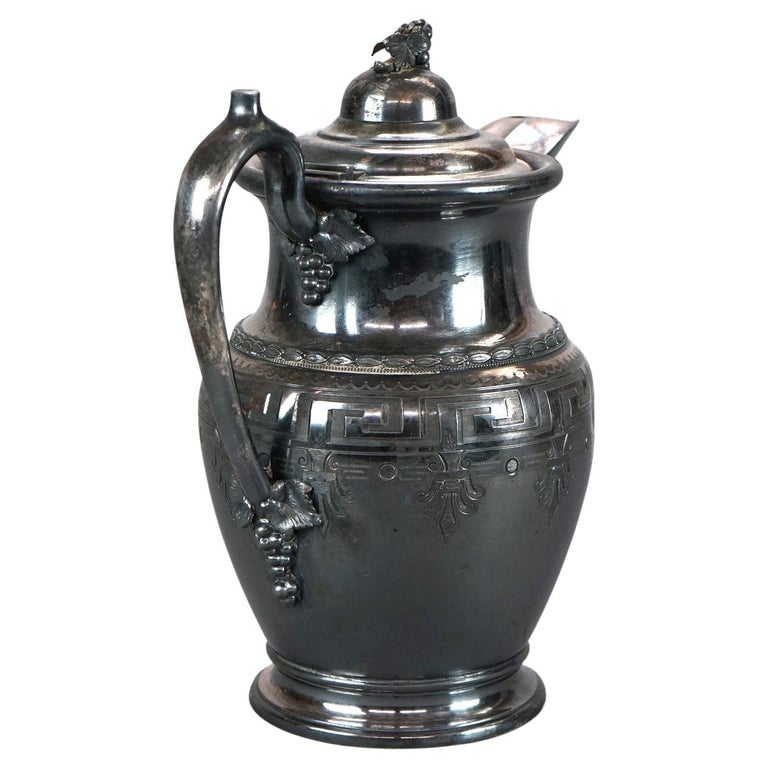Antique Reed And Barton Silver Plated Pitcher C1890