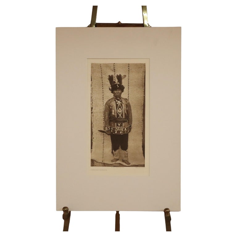 Edward S. Curtis Native American Print “Cowichan Warrior”, John Andrew & Son