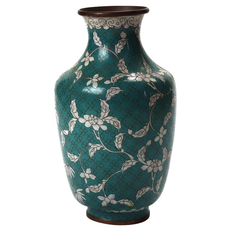 Antique Chinese Cloisonne Enameled Vase C1920