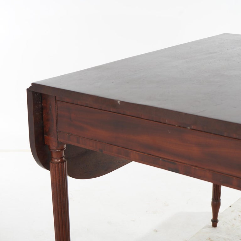 Antique Sheridan Pembroke Drop Leaf Mahogany Table C1820