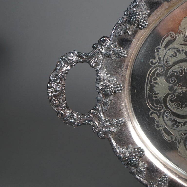 Antique Five Piece E. B. Maltby Silver Plated Tea Set C1890