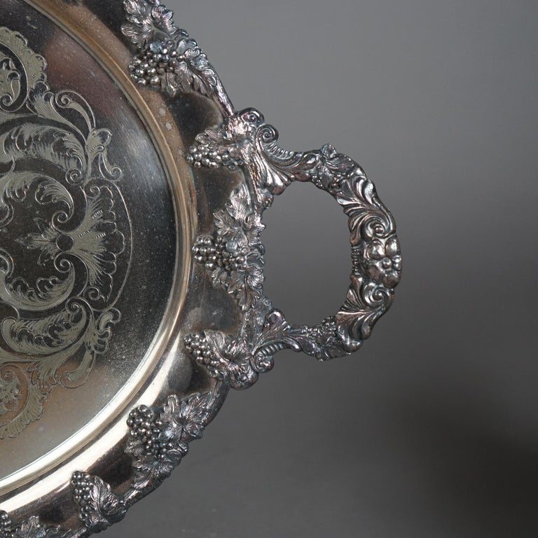 Antique Five Piece E. B. Maltby Silver Plated Tea Set C1890