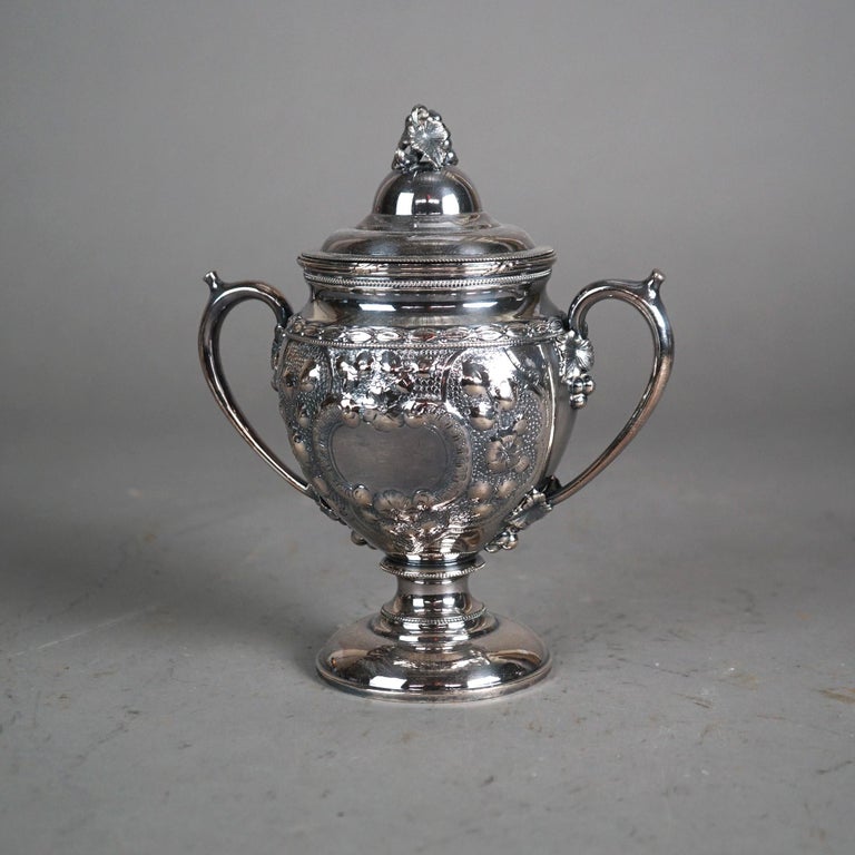 Antique Five Piece E. B. Maltby Silver Plated Tea Set C1890