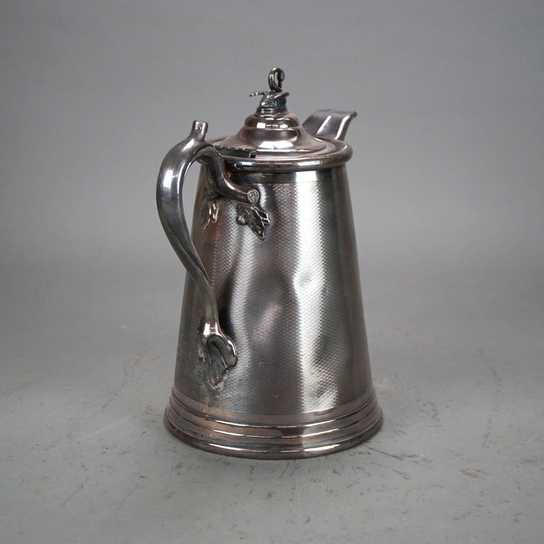 Antique Rogers and Bro Silver Plated Insulated Water Pitcher C1890