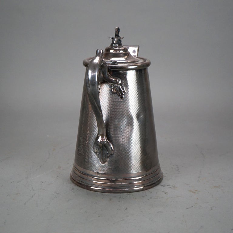 Antique Rogers and Bro Silver Plated Insulated Water Pitcher C1890