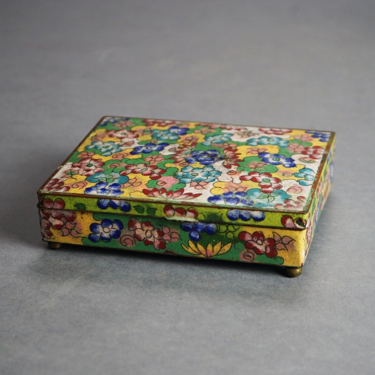 Four Antique Miscellaneous Chinese Cloisonne Enameled Items C1920