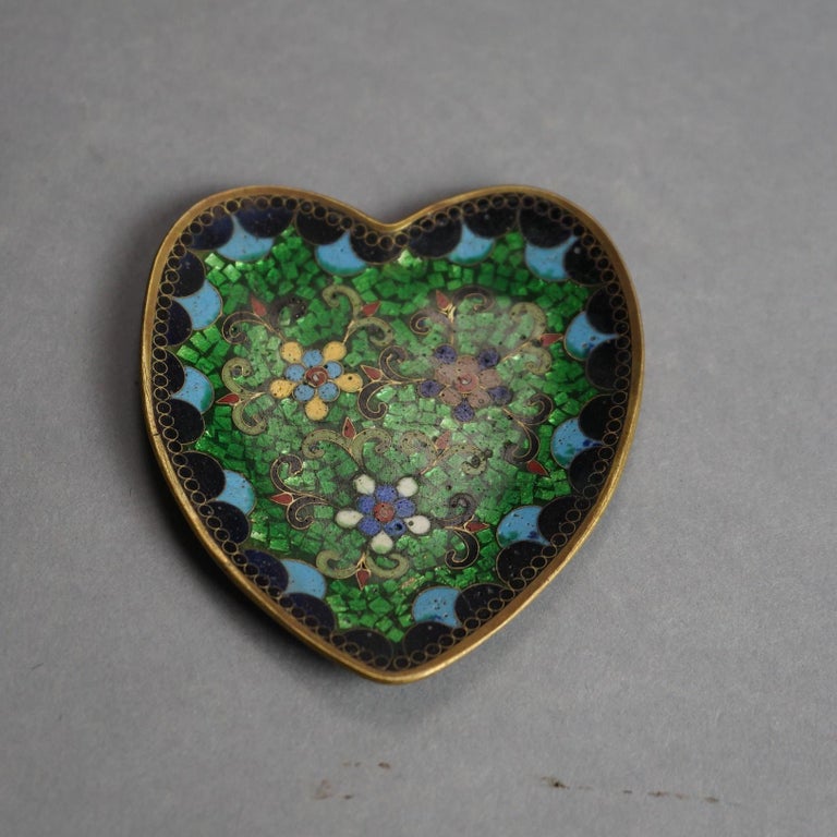 Four Antique Miscellaneous Chinese Cloisonne Enameled Items C1920