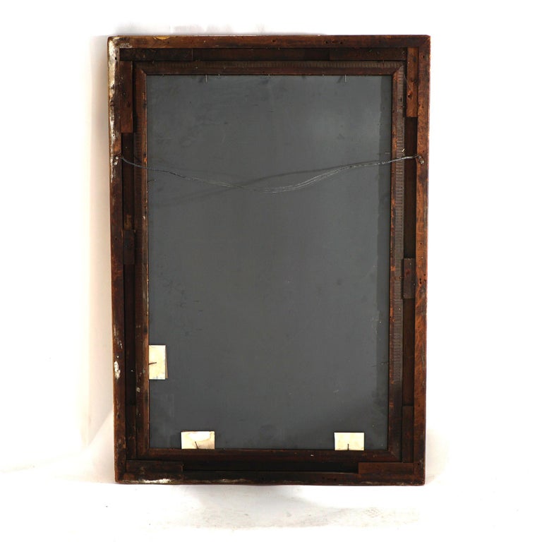 Antique French First Finish Giltwood Framed Wall Mirror C1900
