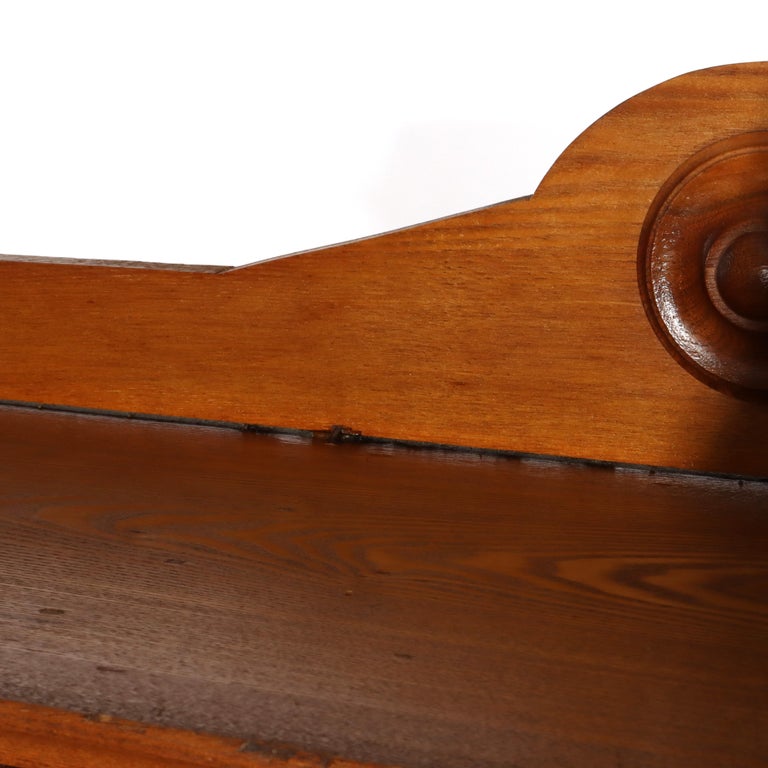 Antique Victorian Chestnut & Walnut Plantation Drop Front Desk c1890