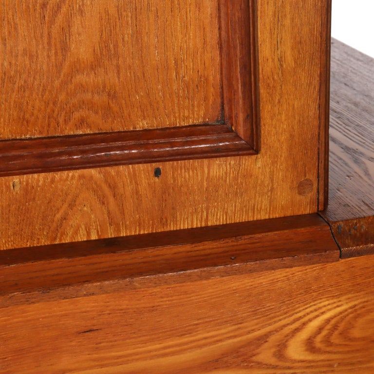Antique Victorian Chestnut & Walnut Plantation Drop Front Desk c1890
