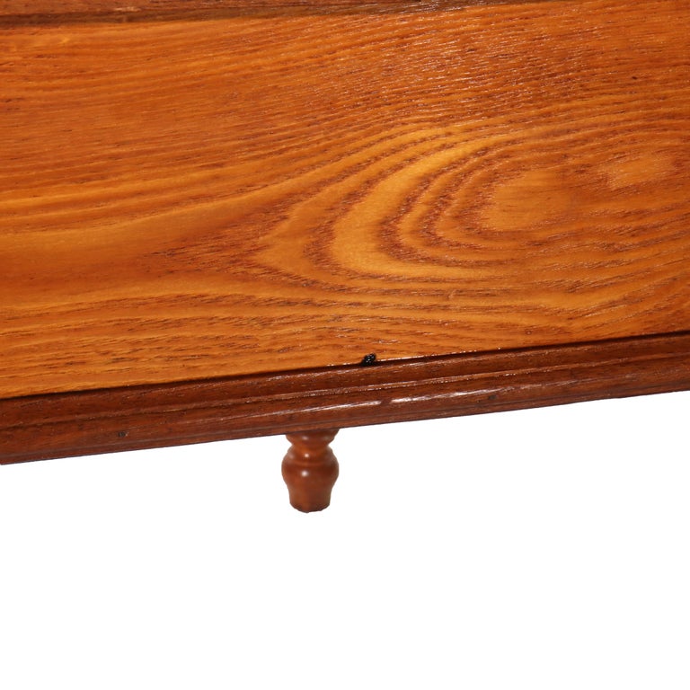 Antique Victorian Chestnut & Walnut Plantation Drop Front Desk c1890