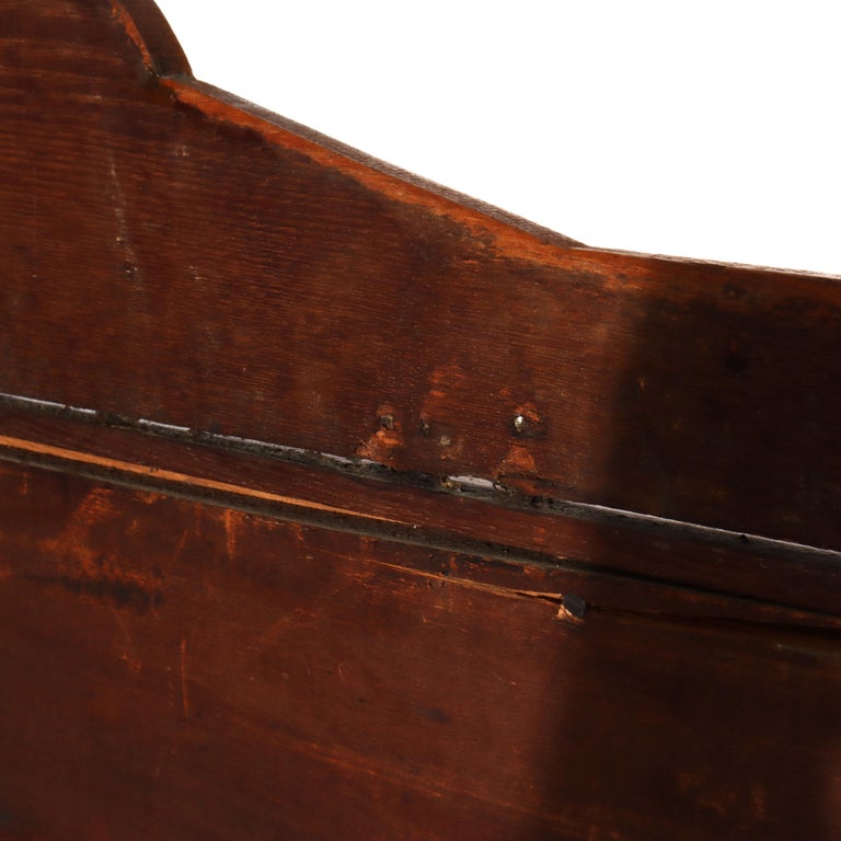 Antique Victorian Chestnut & Walnut Plantation Drop Front Desk c1890