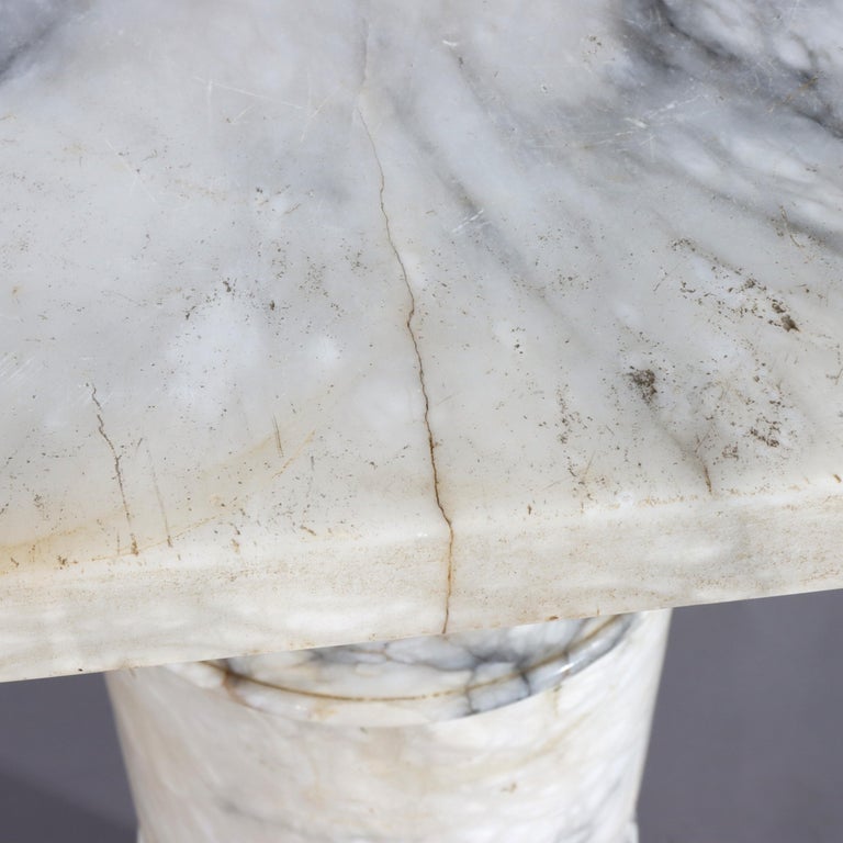 Antique Classical Marble Sculpture Display Pedestal C1900