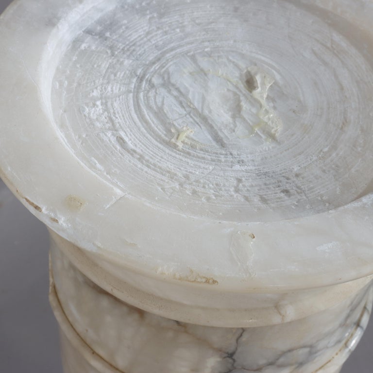 Antique Classical Marble Sculpture Display Pedestal C1900